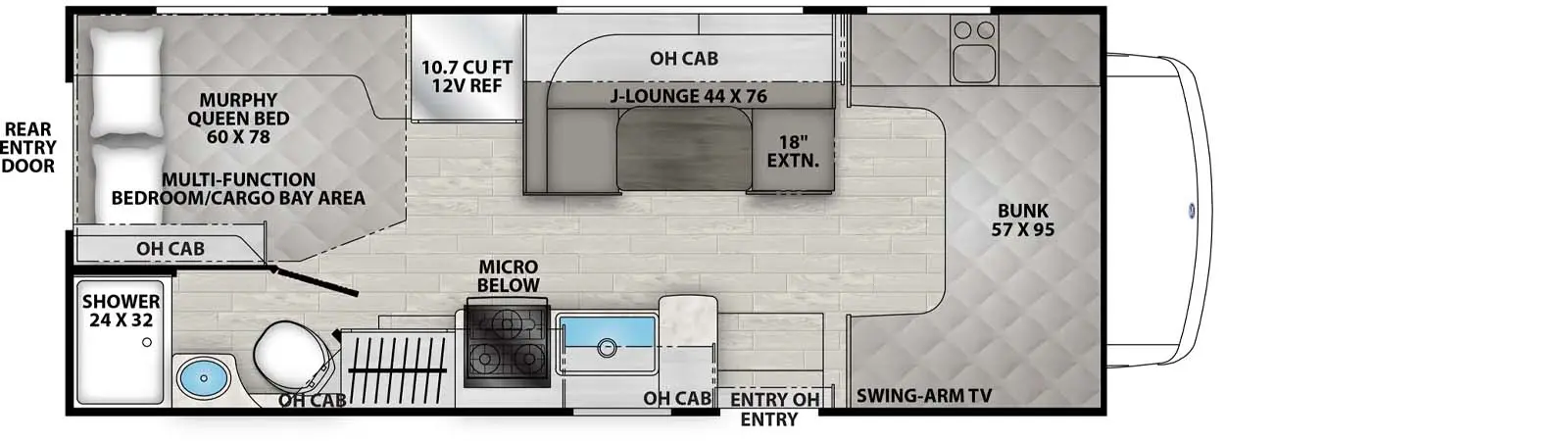 22XG Chevy 3500 Floorplan Image